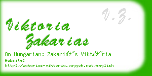 viktoria zakarias business card